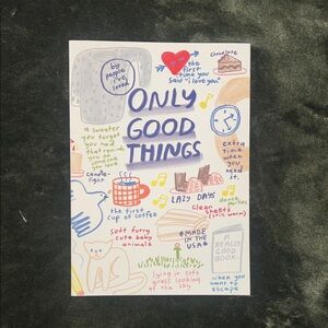 Only Good Things Illustrated Booklet - Blue & Red Cover